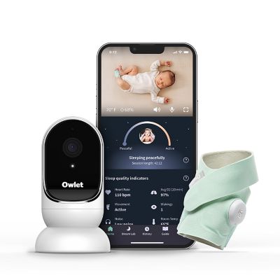 Owlet Dream Duo Baby Monitor Dream Sock And Hd Camera In Mint Bed Bath Beyond