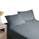 Alternate image 0 for The Threadery&trade; 190-Thread-Count Cotton Cashmere Queen Sheet Set in Quiet Shade