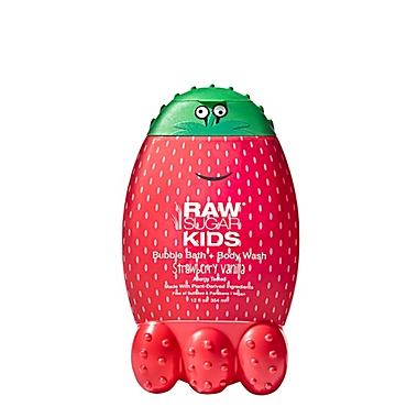 RAW SUGAR&reg; Kids 12 oz. 2-in-1 Bubble Bath and Body Wash in Strawberry Vanilla. View a larger version of this product image.
