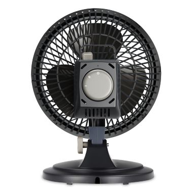 Holmes&reg; Blizzard 17039 11.41-Inch 2-Speed Oscillating Table Fan in Black. View a larger version of this product image.