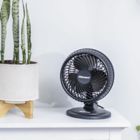 Alternate image 1 for Holmes&reg; Blizzard 17039 11.41-Inch 2-Speed Oscillating Table Fan in Black