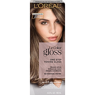 L&#39;Or&eacute;al&reg; Paris Le Color One Step Hair Toning Gloss in Smoky Blonde. View a larger version of this product image.