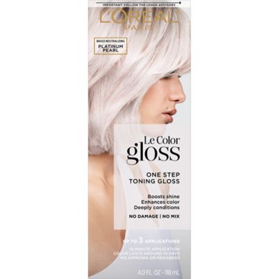 eksplicit Medarbejder padle L'Oréal® Paris Le Color One Step Hair Toning Gloss in Platinum Pearl | Bed  Bath & Beyond