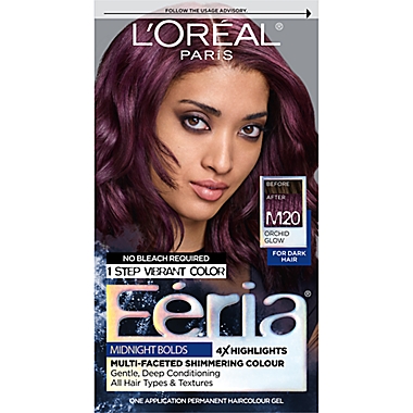 L'Oréal® Paris Feria Midnight Bold Permanent Hair Color in Orchid Glow |  Bed Bath & Beyond