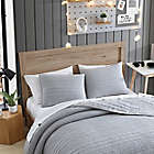 Alternate image 4 for UGG&reg; Crew 3-Piece Jersey King Quilt Set in Seal Grey Heather