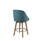Alternate image 7 for Madison Park&reg; Pearce Counter Stool with Swivel Seat in Blue
