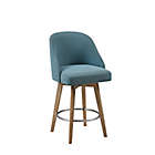 Alternate image 0 for Madison Park&reg; Pearce Counter Stool with Swivel Seat in Blue