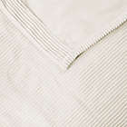 Alternate image 3 for Beautyrest Heated Ribbed Micro Fleece King Blanket in Ivory