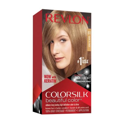 Revlon® ColorSilk Beautiful Color™ Hair Color in 61 Dark Blonde | Bed Bath  & Beyond