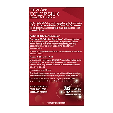 Revlon&reg; ColorSilk Beautiful Color&trade; Hair Color in 10 Black. View a larger version of this product image.