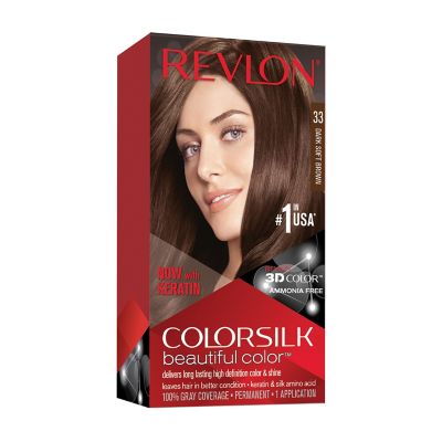 Revlon&reg; ColorSilk Beautiful Color&trade; Hair Color in 33 Dark Soft Brown