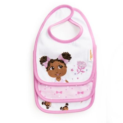 Little Muffincakes&trade; Zhara 3-Pack Baby Bibs in Pink