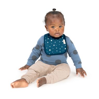 Little Muffincakes&trade; Ashton 3-Pack Baby Bibs in Blue. View a larger version of this product image.