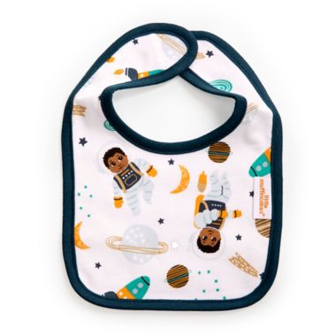 Little Muffincakes&trade; Ashton 3-Pack Baby Bibs in Blue. View a larger version of this product image.