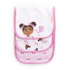 Alternate image 0 for Little Muffincakes&trade; 3-Pack Zhara Baby Burp Cloth Set in Pink