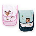 Alternate image 7 for Little Muffincakes&trade; 3-Pack Zhara Baby Burp Cloth Set in Pink