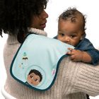 Alternate image 5 for Little Muffincakes&trade; Ashton 3-Pack Baby Burp Cloths in Blue