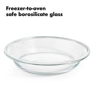 OXO Good Grips&reg; Covered Pie Dish in Light Blue. View a larger version of this product image.