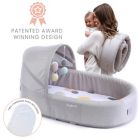 Alternate image 1 for Lulyboo&reg; Indoor/Outdoor Cuddle &amp; Play Lounge with Canopy Toybar in Grey BUBBLE