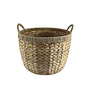 Everhome&trade; Hand-Woven Round Storage Basket in Natural