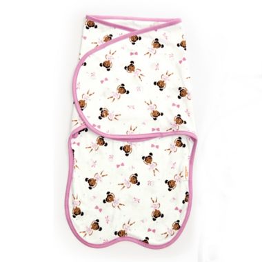 Little Muffincakes&trade; Size 0-3M Zhara Easy-Wrap Baby Swaddle in Pink. View a larger version of this product image.