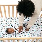 Alternate image 2 for Little Muffincakes&trade; Ashton Easy-Wrap Baby Swaddle in Blue