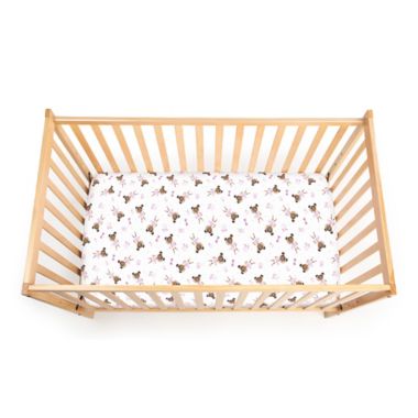 Little Muffincakes&trade; Zhara Fitted Crib Sheet in Pink. View a larger version of this product image.