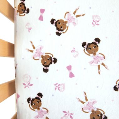 Little Muffincakes&trade; Zhara Fitted Crib Sheet in Pink. View a larger version of this product image.