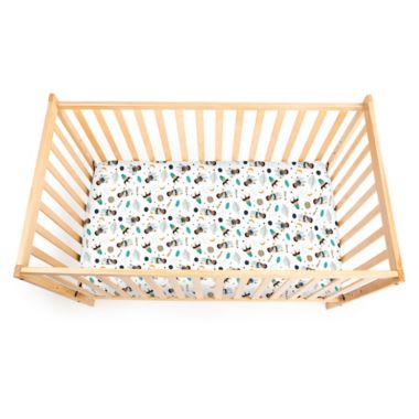 Little Muffincakes&trade; Ashton Fitted Crib Sheet in Blue. View a larger version of this product image.