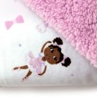 Alternate image 1 for Little Muffincakes&trade; Zhara Plush Baby Blanket in Pink