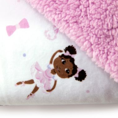 Little Muffincakes&trade; Zhara Plush Baby Blanket in Pink. View a larger version of this product image.