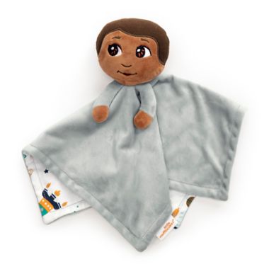 Little Muffincakes&trade; Ashton Baby Lovey Security Blanket in Grey. View a larger version of this product image.