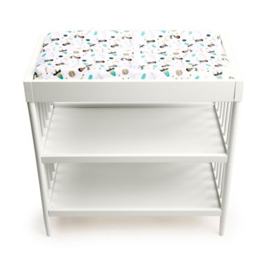 Little Muffincakes&trade; Ashton Changing Pad Cover in Blue. View a larger version of this product image.