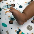 Alternate image 2 for Little Muffincakes&trade; Ashton Changing Pad Cover in Blue