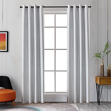 Lyndale Aberdeen Grommet 100% Blackout Window Curtain Panel (Single). View a larger version of this product image.