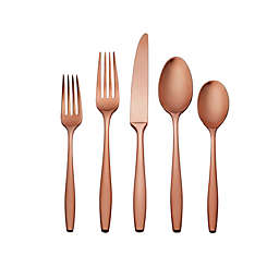 Cambridge® Silversmiths Katerina Satin 20-Piece Flatware Set in Copper