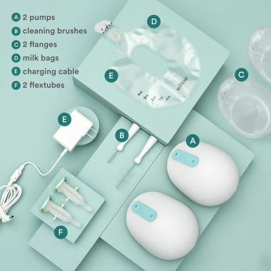 Willow&reg; 3.0 Hands-Free Wearable 24mm Double Electric Breast Pump. View a larger version of this product image.