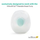 Alternate image 2 for Willow&reg; Go 2-Pack Wearable Breast Pump 7 oz. Clear Container