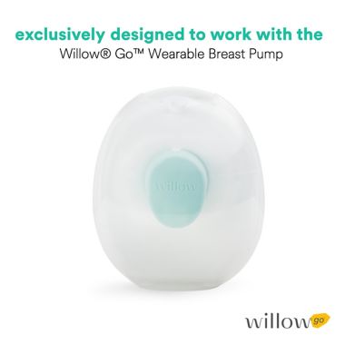 Willow&reg; Go 2-Pack Wearable Breast Pump 7 oz. Clear Container. View a larger version of this product image.