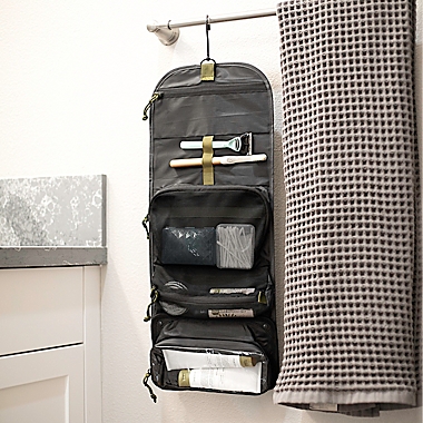 Studio 3B&trade; Roll-Up Dopp Kit Toiletry Bag in Forged Iron. View a larger version of this product image.