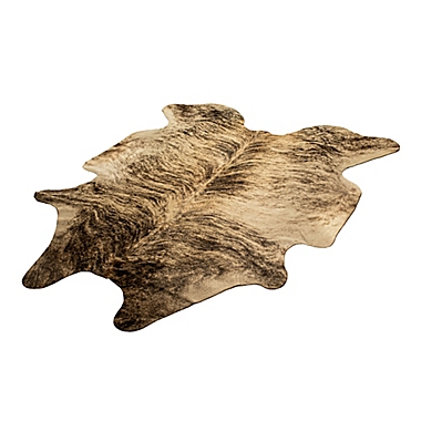 Natural Rugs Kobe Cowhide 6-Foot x 7-Foot Area Rug in Exotic Zebu. View a larger version of this product image.