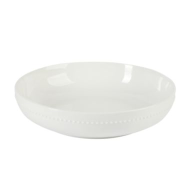 Our Table&trade; Simply White Beaded Dinner Bowl. View a larger version of this product image.