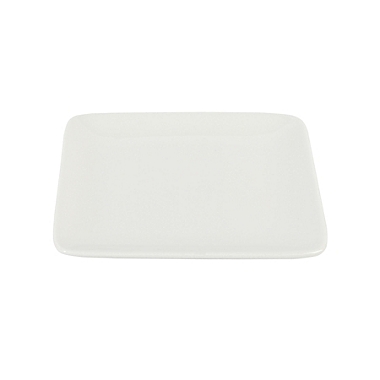 Our Table&trade; Simply White Rim Square Appetizer Plate. View a larger version of this product image.