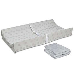 Beautyrest® Platinum Contoured Changing Pad with Cover in Grey
