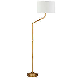 Hudson&Canal® Callum Floor Lamp in Brushed Brass