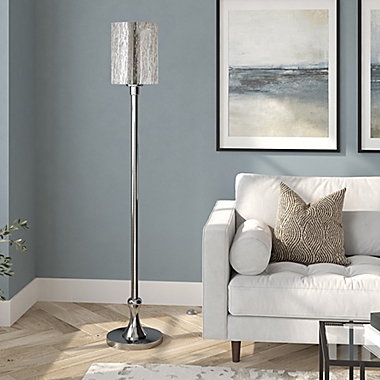 Hudson&amp;Canal&reg; Numit Floor Lamp in Brushed Nickel. View a larger version of this product image.