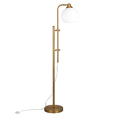 Hudson&amp;Canal&reg; Antho Floor Lamp in Brass. View a larger version of this product image.
