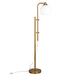 Hudson&Canal® Antho Floor Lamp in Brass