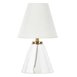 Hudson&Canal® Makenna Clear Glass Mini Table Lamp