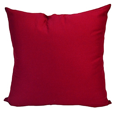 Donna Sharp&reg; Dawson Ruffle Square Throw Pillow in Red. View a larger version of this product image.